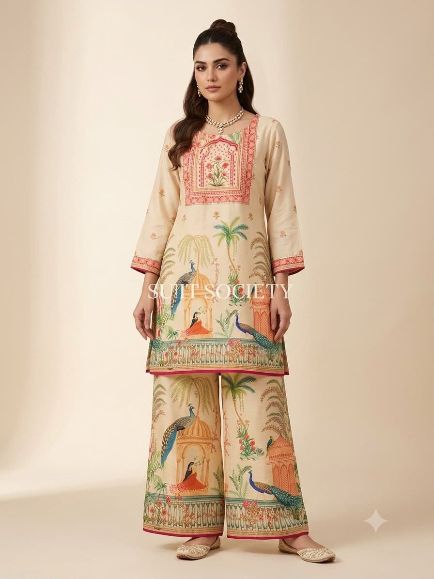 Peacock Paradise Co-Ord Set