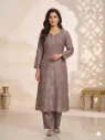 Coffee Blossom Lakhnavi Suit