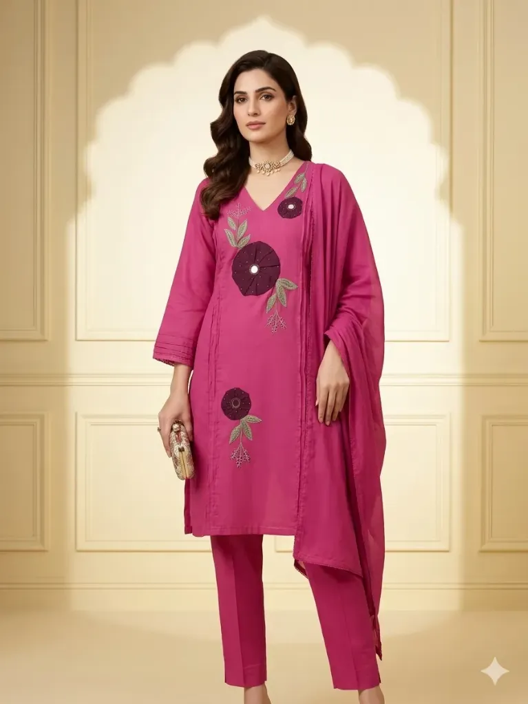 Pink Petals Suits