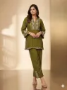 Modern Ethnic Green Co-Ord Set