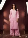Pink Bloom Chikankari Suit Set