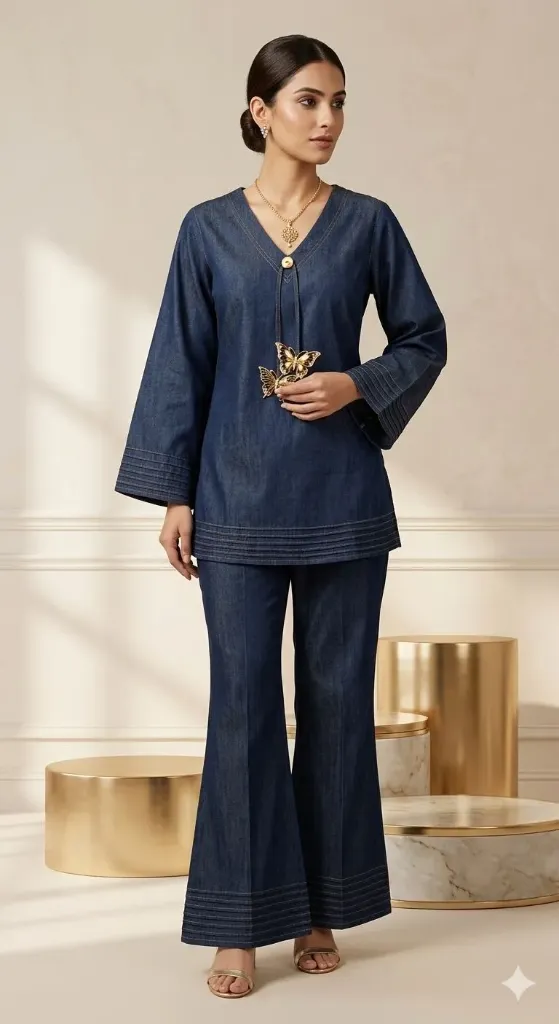 Blue Denim Co-Ord Set