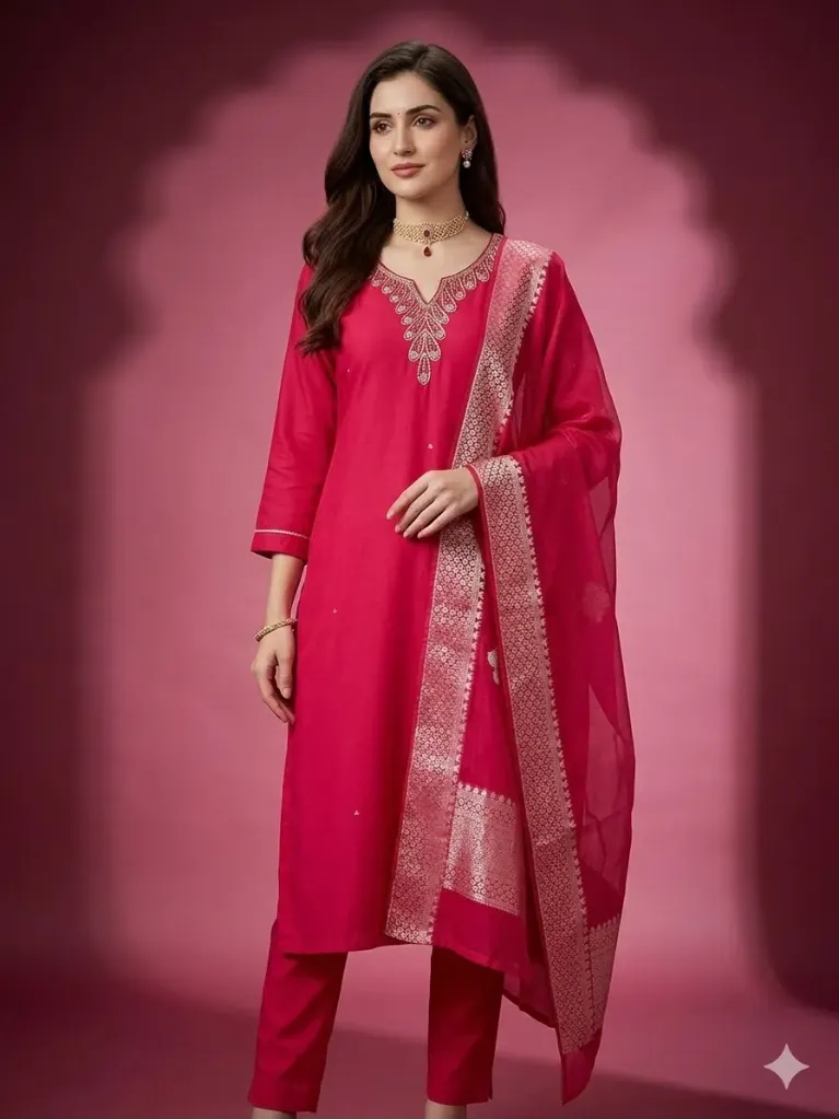 Zardozi Rose Suit