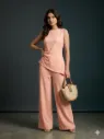 Pink Stretchable Co-Ord