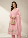 Rosy Bird Embroidery Ensemble