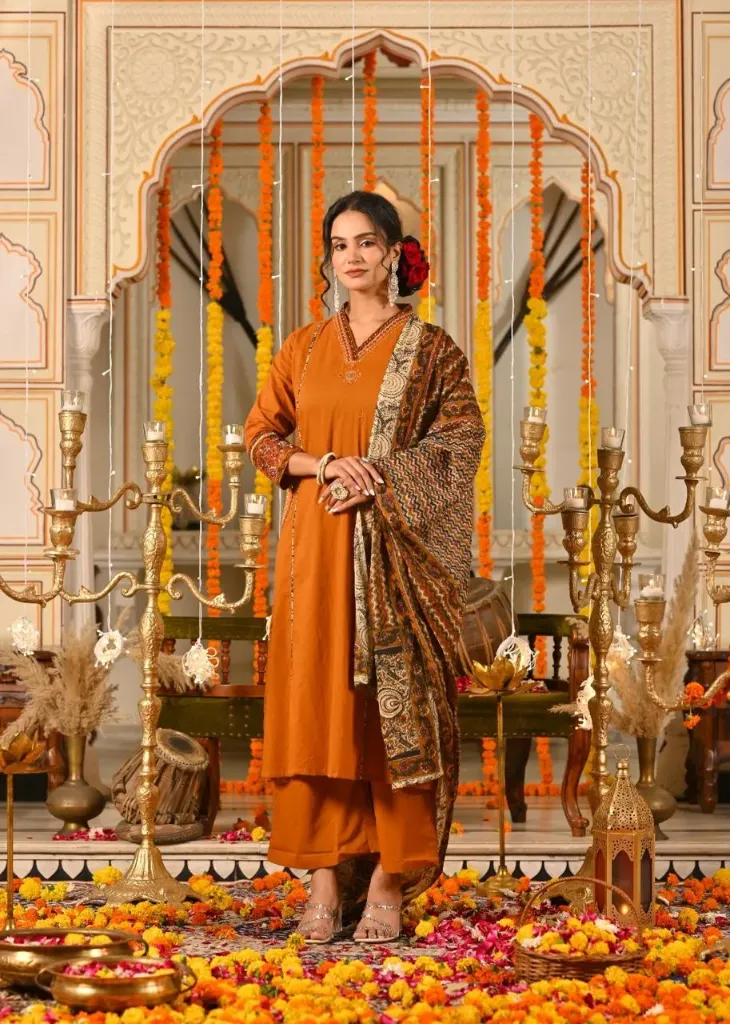 Mustard Amber Grace Suit