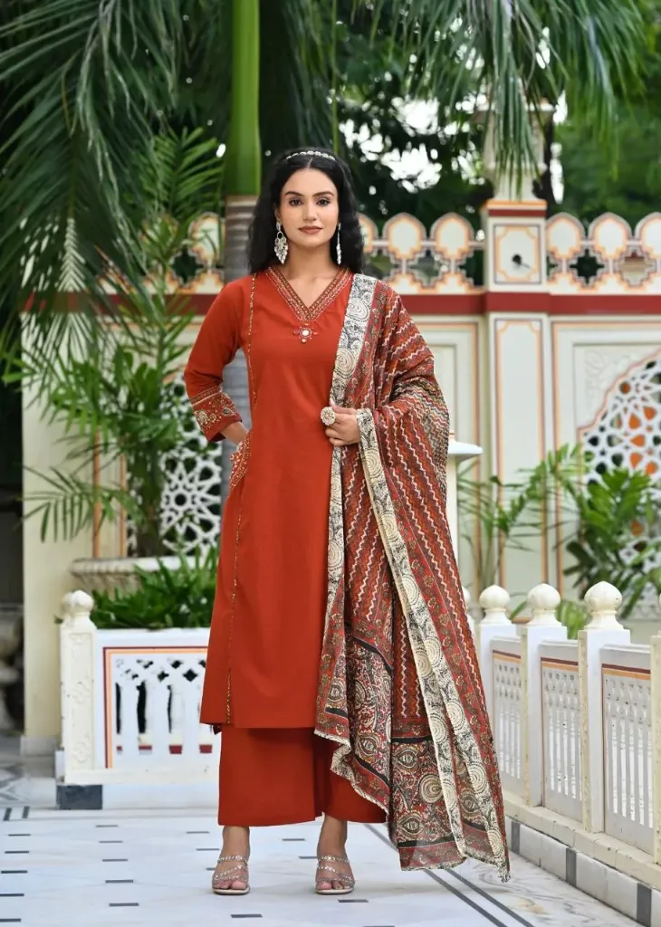 Rust Amber Grace Suit
